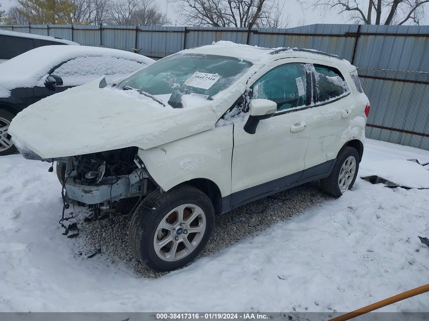 VIN MAJ6S3GL6LC340333 2020 FORD ECOSPORT SE