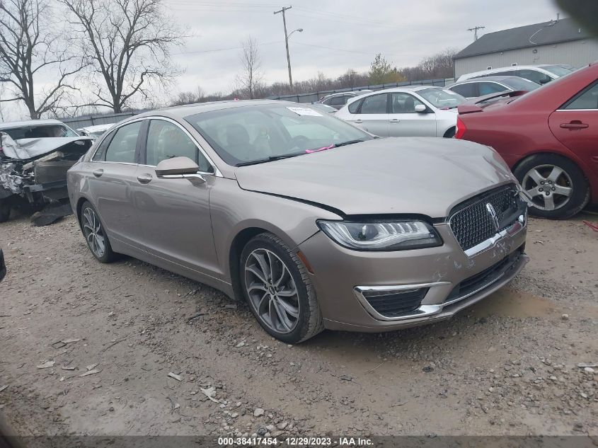 3LN6L5C96KR623551 LINCOLN MKZ RESERVE I 2019