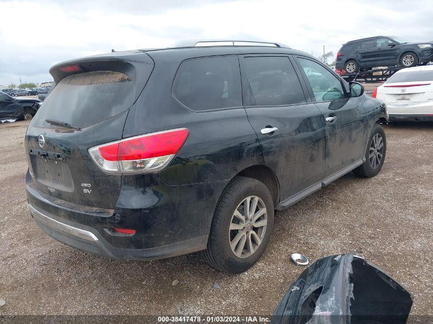 2014 NISSAN PATHFINDER SV - 5N1AR2MM3EC615730