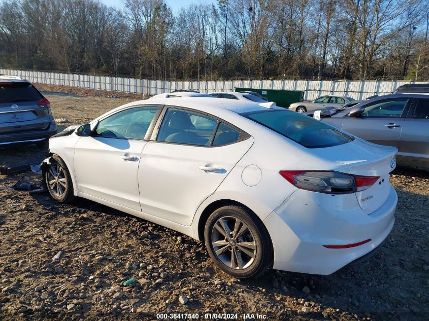2018 HYUNDAI ELANTRA SEL - 5NPD84LF5JH294131