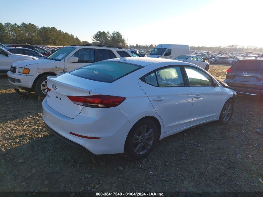 2018 HYUNDAI ELANTRA SEL - 5NPD84LF5JH294131