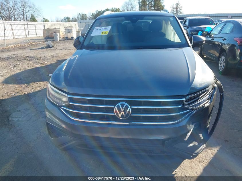 2022 VOLKSWAGEN TIGUAN 2.0T SE - 3VV3B7AX0NM150837