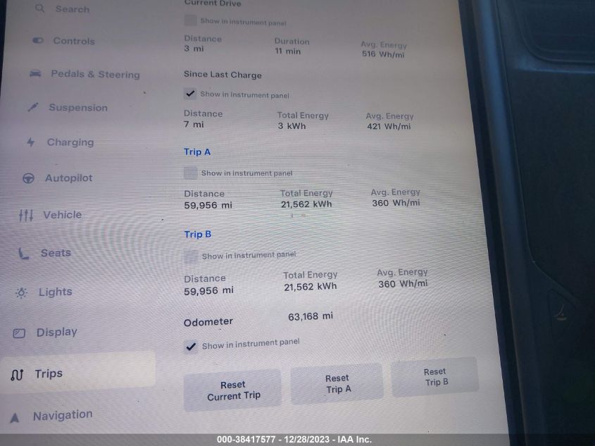 2019 TESLA MODEL X 100D/75D/LONG RANGE - 5YJXCBE24KF196931