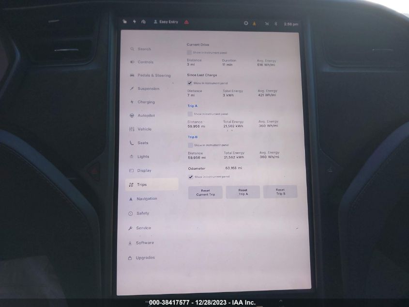 2019 TESLA MODEL X 100D/75D/LONG RANGE - 5YJXCBE24KF196931