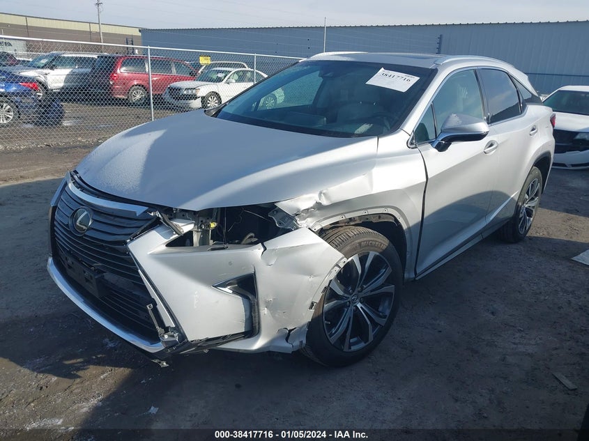 VIN 2T2BZMCA9HC100816 2017 LEXUS RX 350