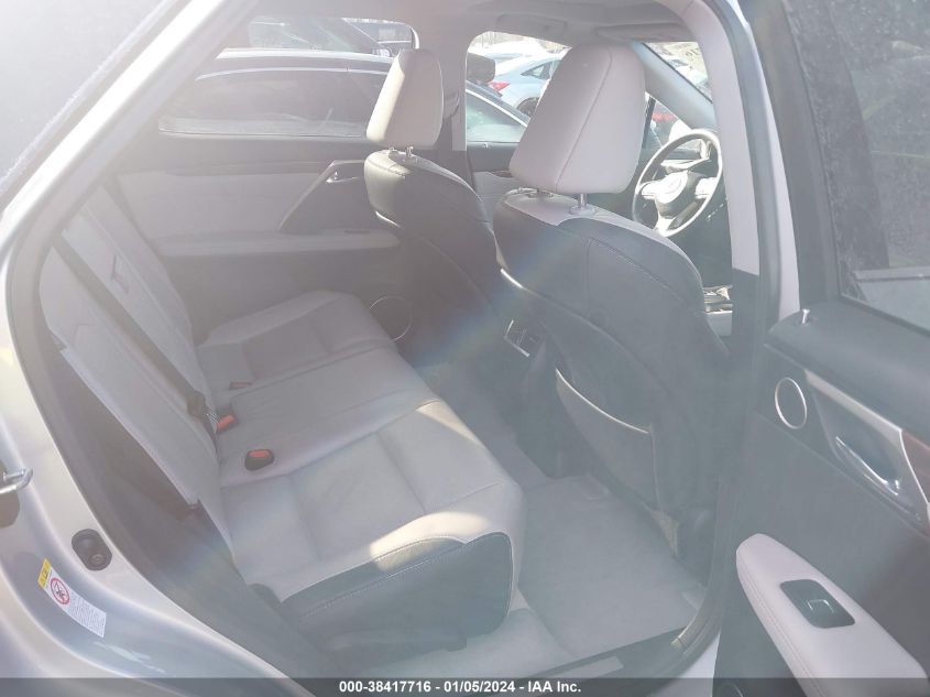 VIN 2T2BZMCA9HC100816 2017 LEXUS RX 350