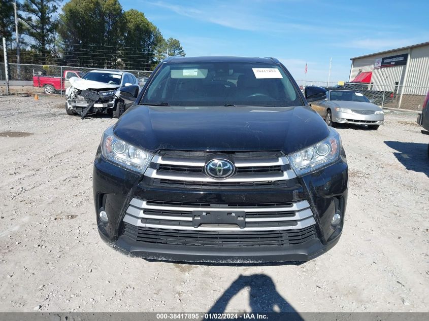 2019 TOYOTA HIGHLANDER XLE - 5TDKZRFH8KS572725