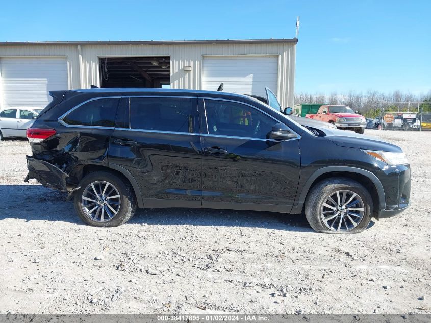 2019 TOYOTA HIGHLANDER XLE - 5TDKZRFH8KS572725