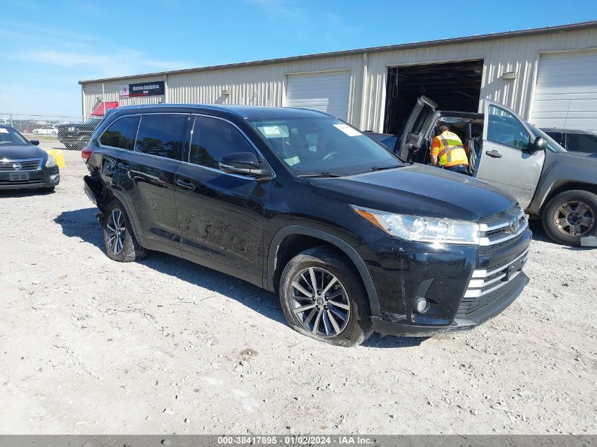 2019 TOYOTA HIGHLANDER XLE - 5TDKZRFH8KS572725