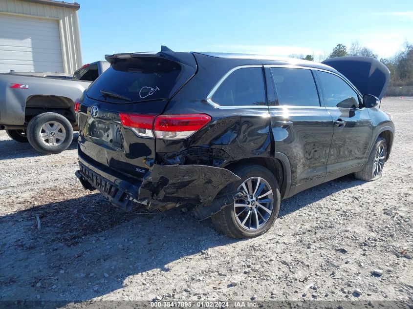 2019 TOYOTA HIGHLANDER XLE - 5TDKZRFH8KS572725