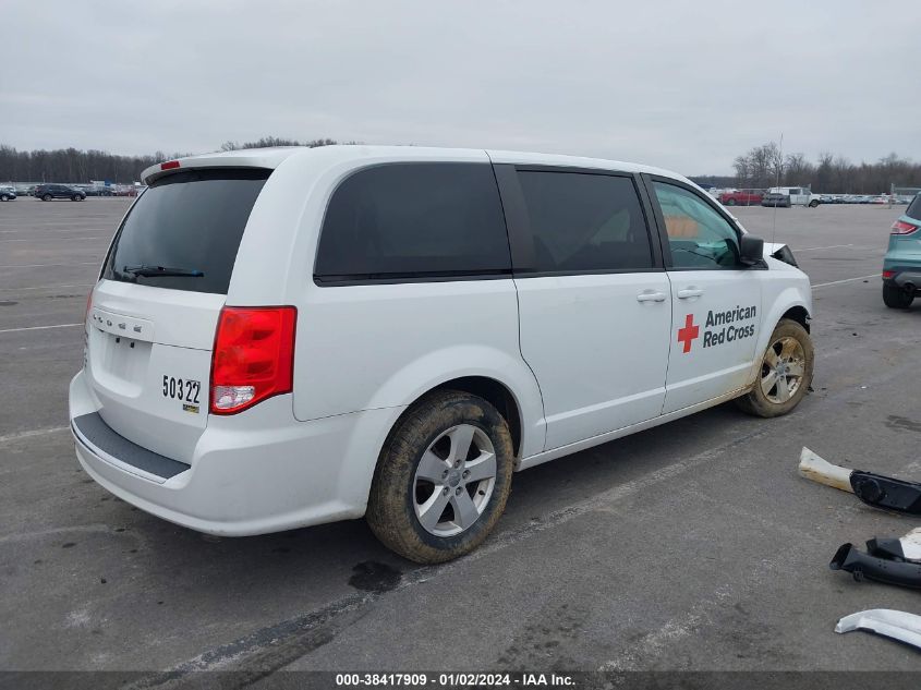 2018 DODGE GRAND CARAVAN SE - 2C4RDGBG5JR312739