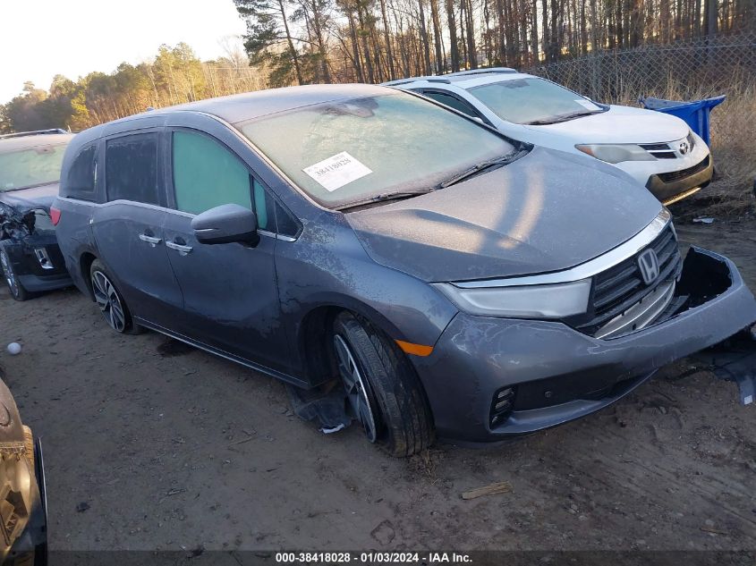 2022 HONDA ODYSSEY TOURING - 5FNRL6H81NB043833