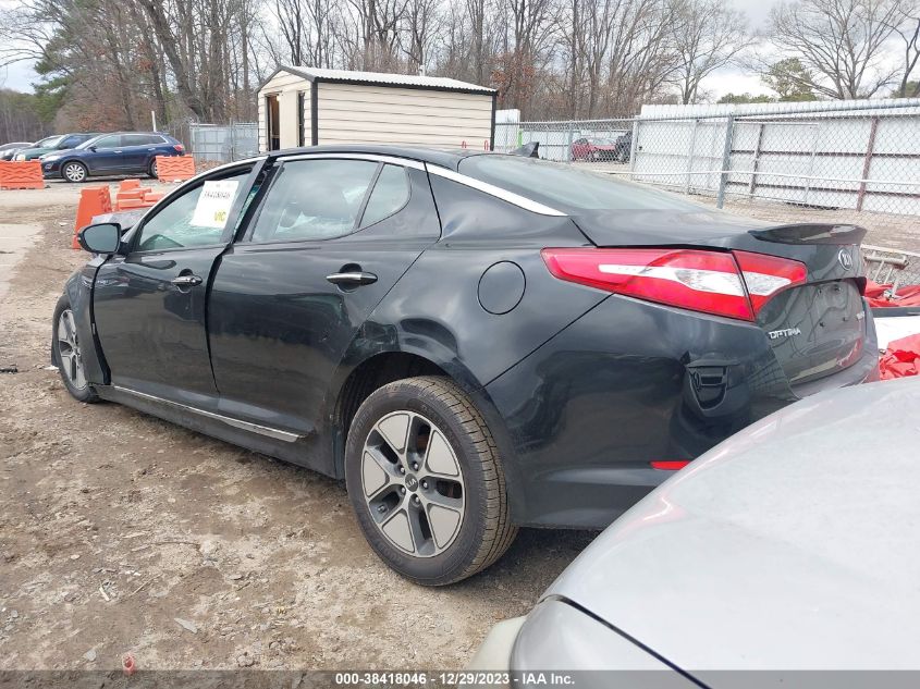 2013 KIA OPTIMA HYBRID EX - KNAGM4AD7D5040559