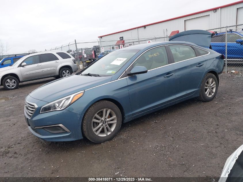 2016 HYUNDAI SONATA SE - 5NPE24AF3GH398778