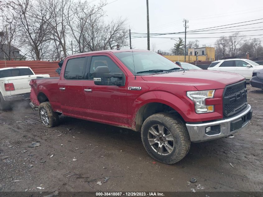 2016 FORD F-150 XLT - 1FTFW1EF5GFC62518