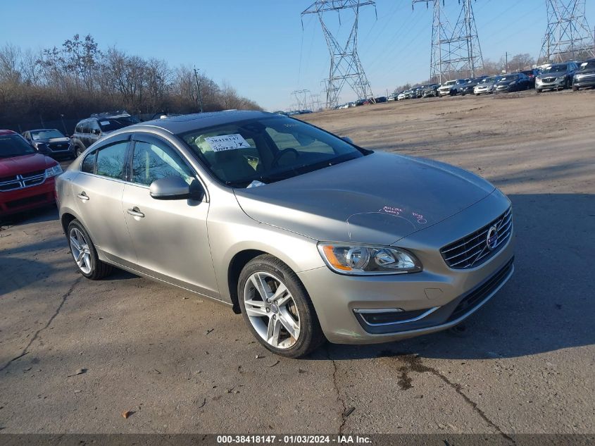 2015 VOLVO S60 PREMIER+ - YV1612TC8F2301681