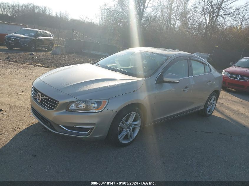 2015 VOLVO S60 PREMIER+ - YV1612TC8F2301681