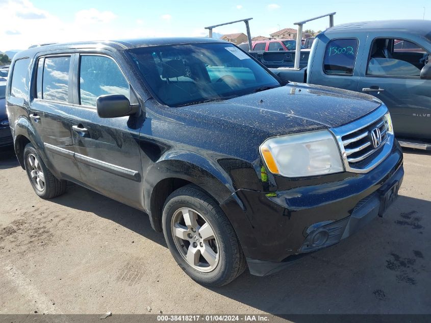 2013 HONDA PILOT LX - 5FNYF3H28DB039645