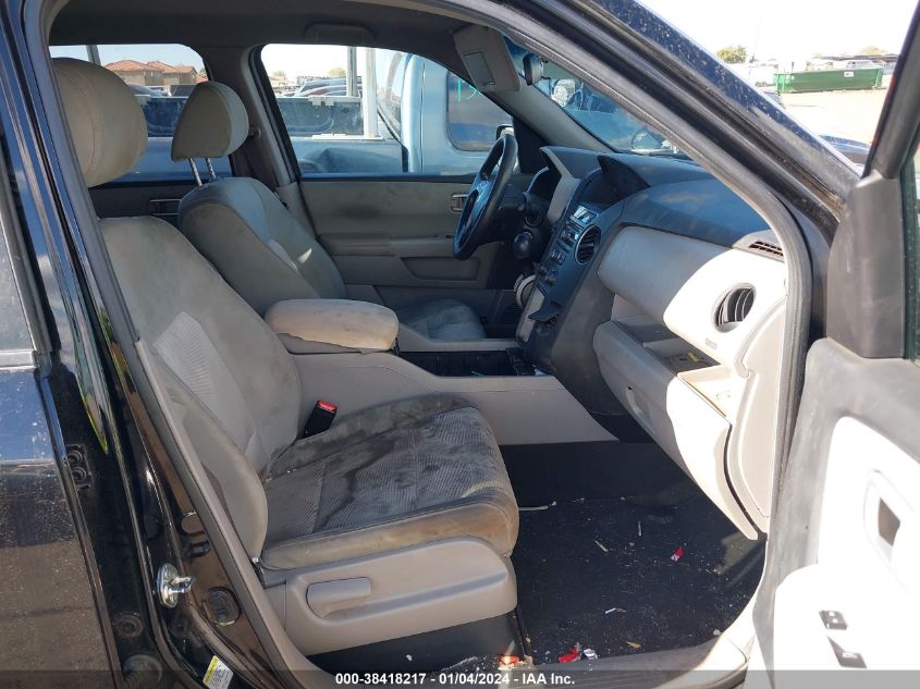 2013 HONDA PILOT LX - 5FNYF3H28DB039645