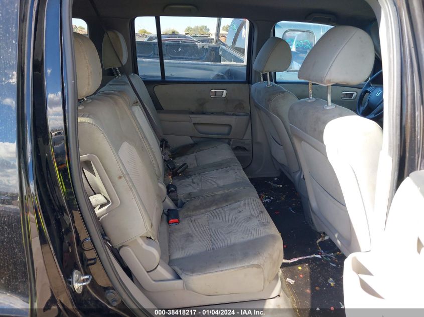 2013 HONDA PILOT LX - 5FNYF3H28DB039645
