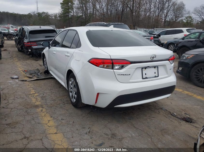 2022 TOYOTA COROLLA LE - JTDEPMAE3N3019134