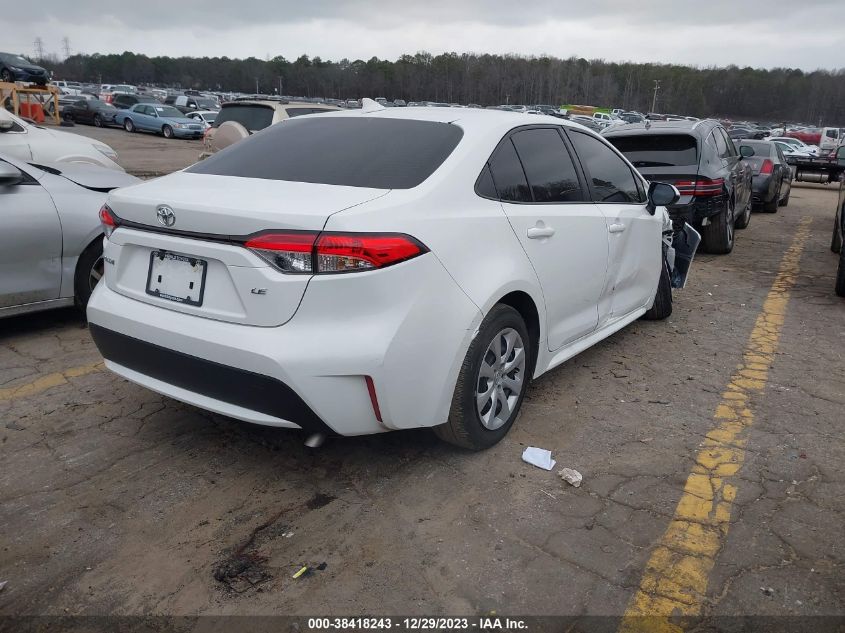 2022 TOYOTA COROLLA LE - JTDEPMAE3N3019134