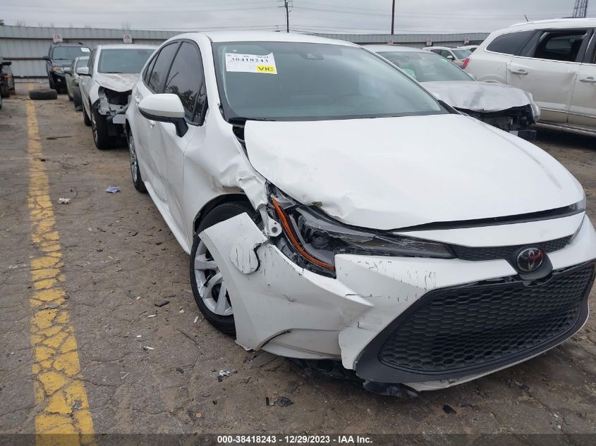 2022 TOYOTA COROLLA LE - JTDEPMAE3N3019134