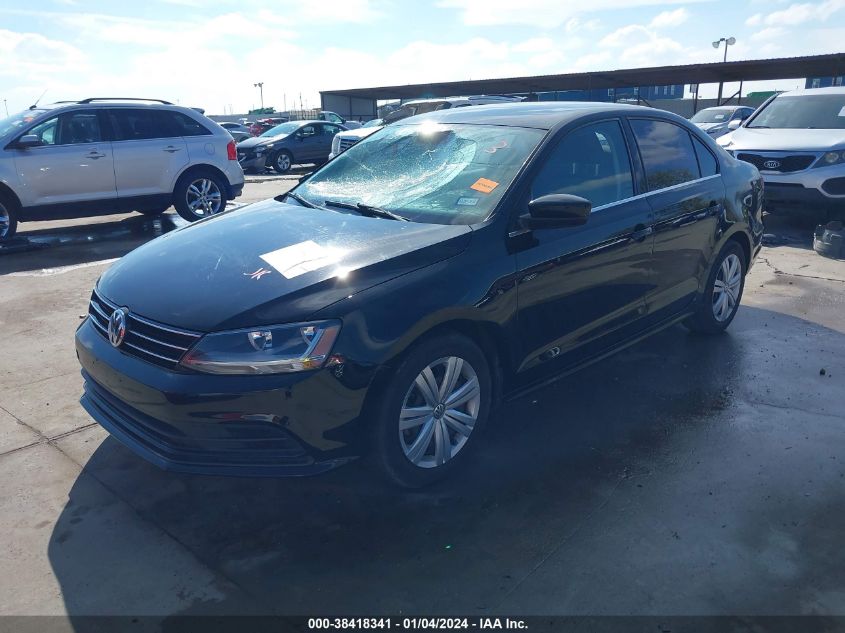 2017 VOLKSWAGEN JETTA 1.4T S - 3VW2B7AJ4HM298500