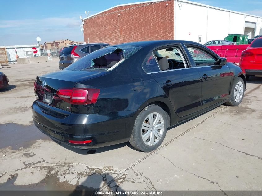 2017 VOLKSWAGEN JETTA 1.4T S - 3VW2B7AJ4HM298500