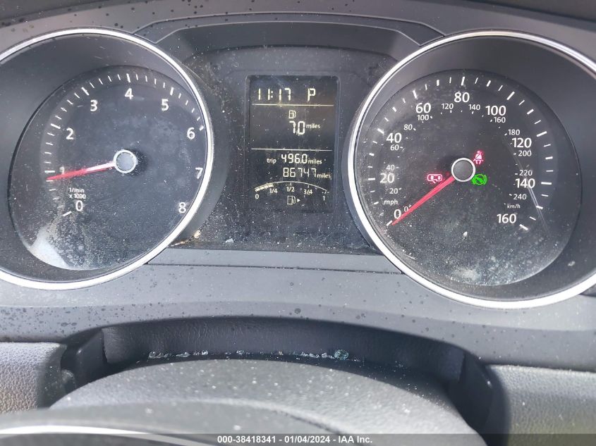 2017 VOLKSWAGEN JETTA 1.4T S - 3VW2B7AJ4HM298500