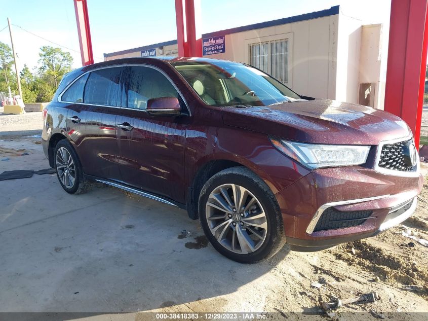 2017 ACURA MDX TECHNOLOGY - 5FRYD3H50HB010774