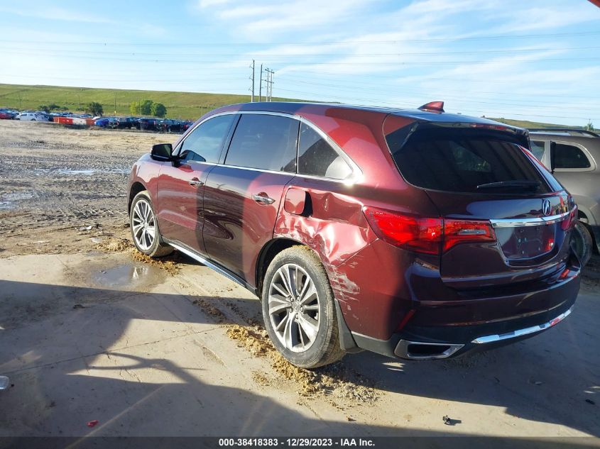 2017 ACURA MDX TECHNOLOGY - 5FRYD3H50HB010774