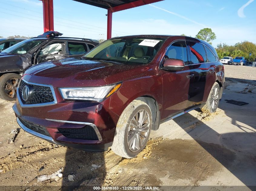 2017 ACURA MDX TECHNOLOGY - 5FRYD3H50HB010774