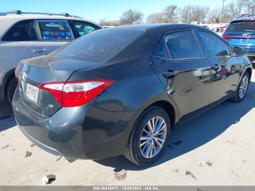 2015 TOYOTA COROLLA LE PLUS - 5YFBURHE0FP183089