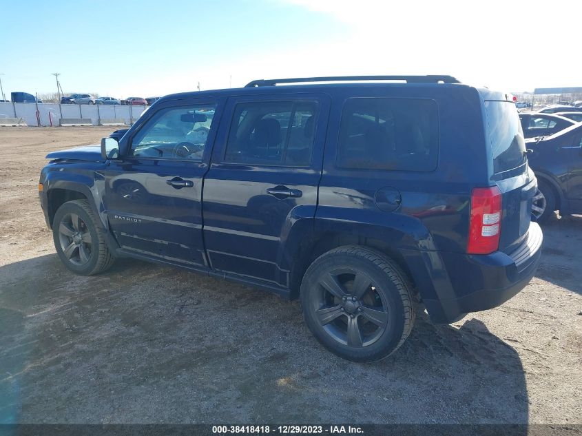 2015 JEEP PATRIOT LATITUDE - 1C4NJPFA8FD297080