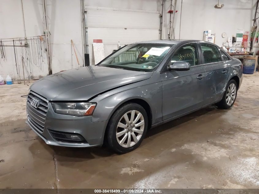 2013 AUDI A4 2.0T PREMIUM - WAUAFAFL7DA176227