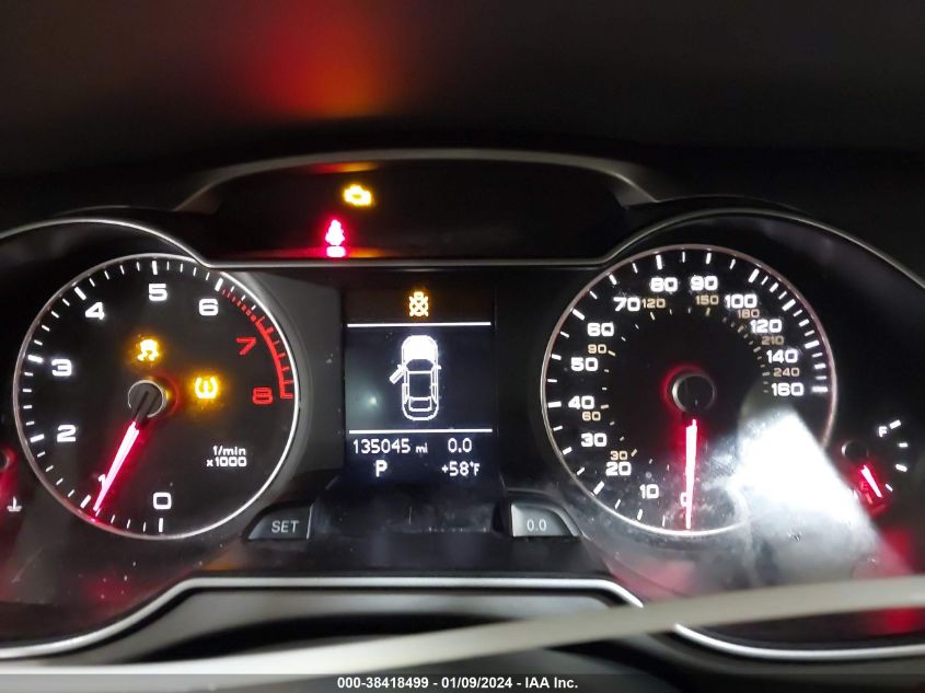 2013 AUDI A4 2.0T PREMIUM - WAUAFAFL7DA176227