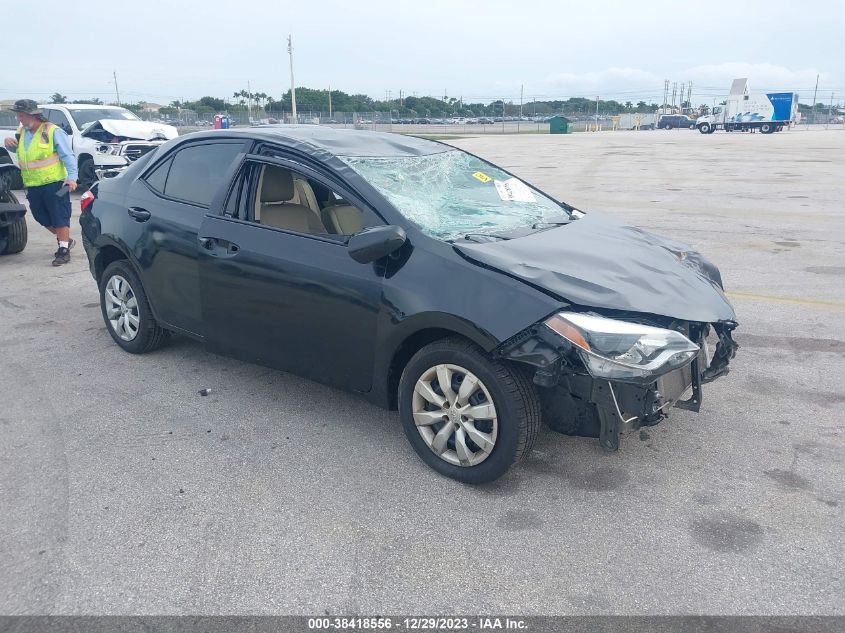 2016 TOYOTA COROLLA LE - 2T1BURHE0GC520927