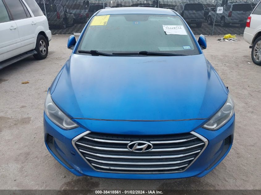 2018 HYUNDAI ELANTRA SEL/VALUE/LIMITED - 5NPD84LF0JH234239