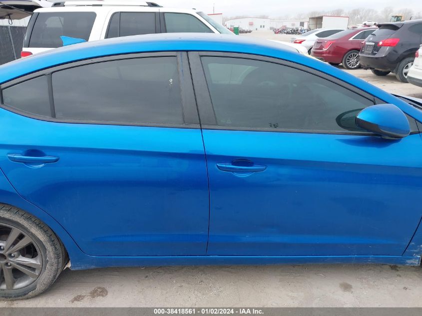 2018 HYUNDAI ELANTRA SEL/VALUE/LIMITED - 5NPD84LF0JH234239