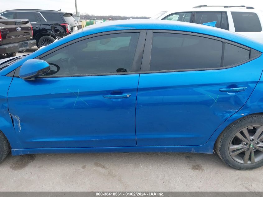 2018 HYUNDAI ELANTRA SEL/VALUE/LIMITED - 5NPD84LF0JH234239