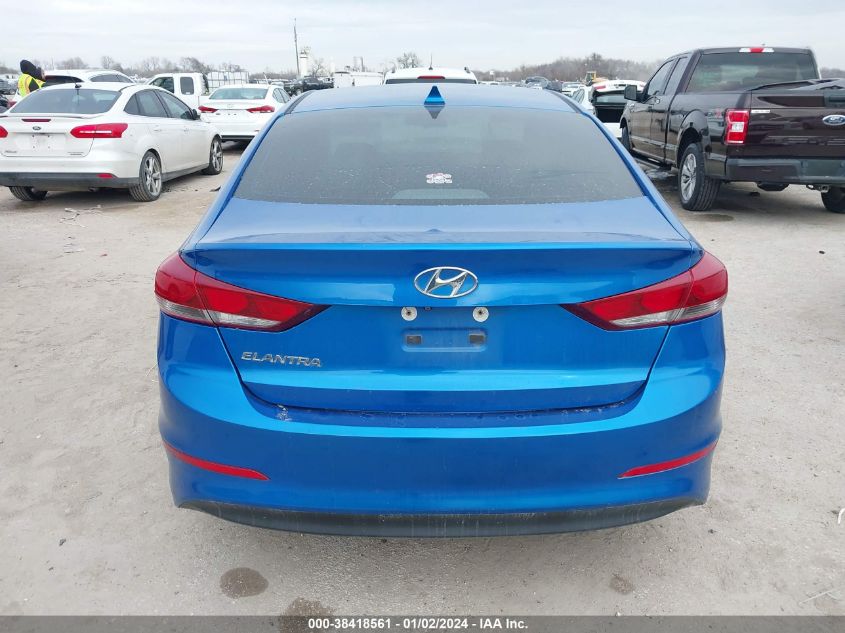 2018 HYUNDAI ELANTRA SEL/VALUE/LIMITED - 5NPD84LF0JH234239