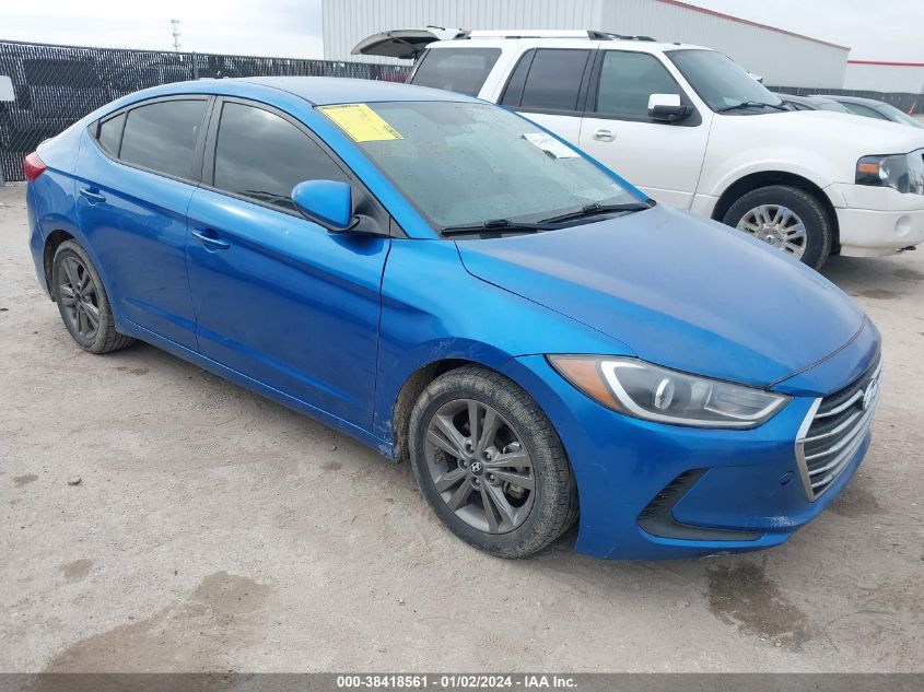 2018 HYUNDAI ELANTRA SEL/VALUE/LIMITED - 5NPD84LF0JH234239