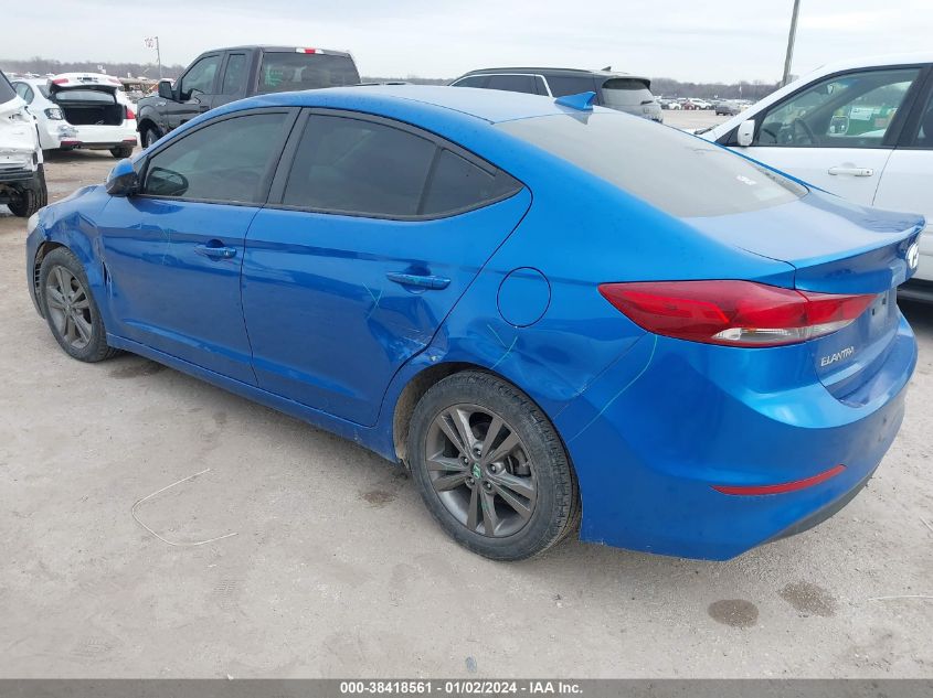 2018 HYUNDAI ELANTRA SEL/VALUE/LIMITED - 5NPD84LF0JH234239