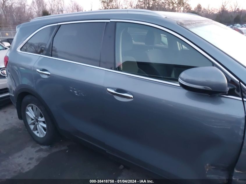 2019 KIA SORENTO 2.4L LX - 5XYPG4A37KG602272