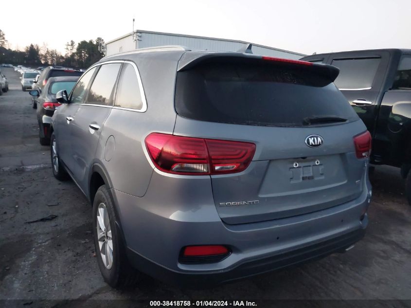 2019 KIA SORENTO 2.4L LX - 5XYPG4A37KG602272