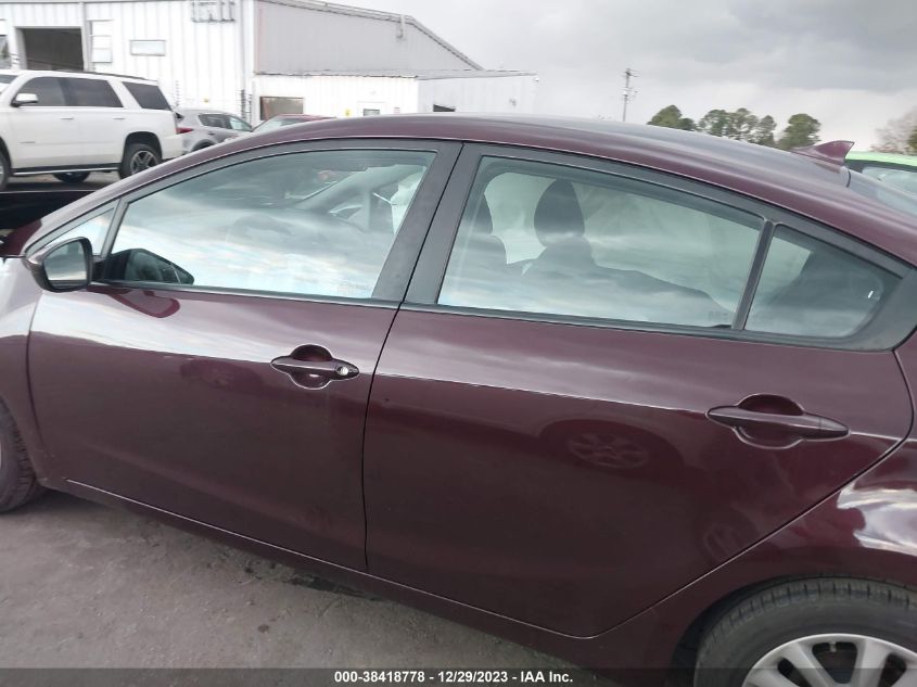 2017 KIA FORTE LX/S - 3KPFL4A73HE082474
