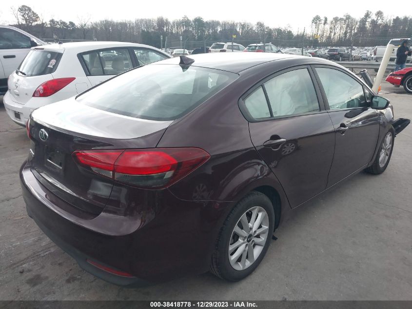 2017 KIA FORTE LX/S - 3KPFL4A73HE082474