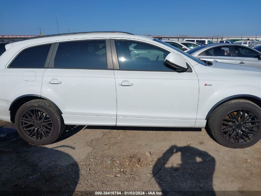 2014 AUDI Q7 3.0T S LINE PRESTIGE - WA1DGAFE5ED010054