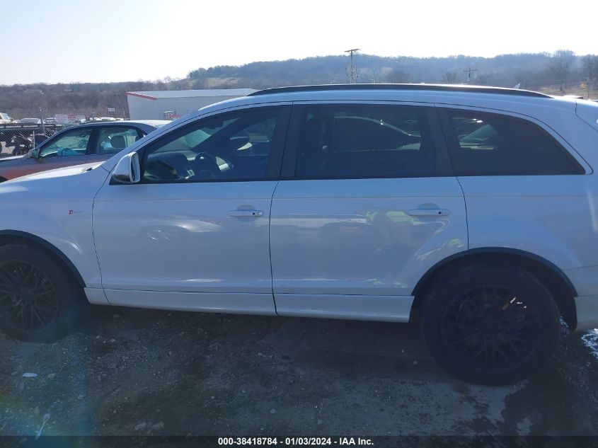 2014 AUDI Q7 3.0T S LINE PRESTIGE - WA1DGAFE5ED010054